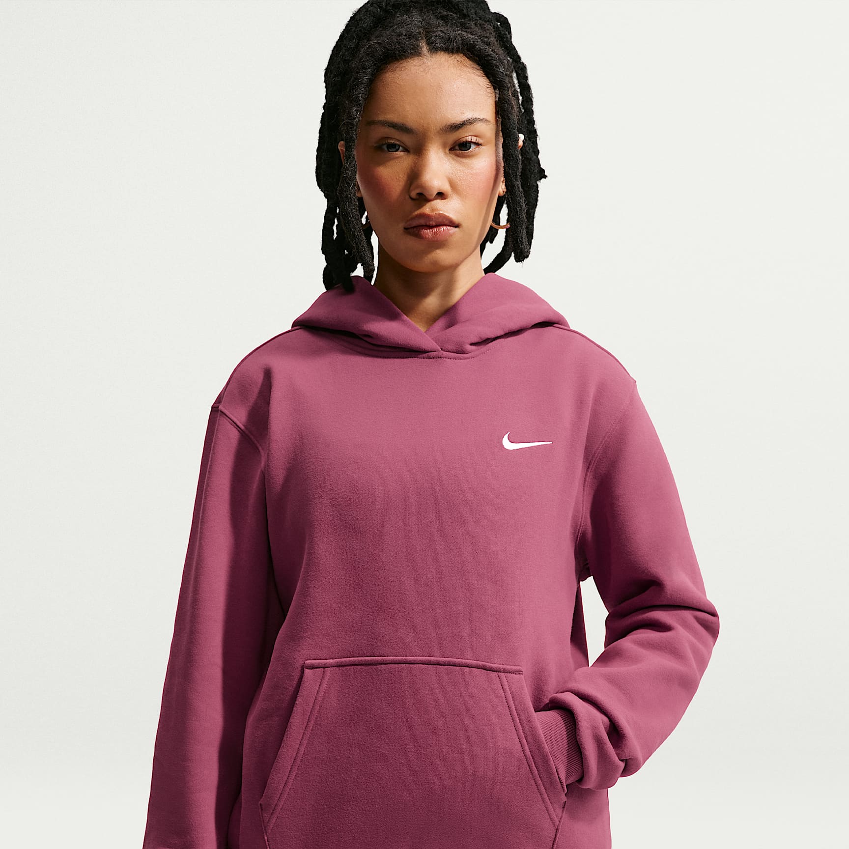 Nike Studio Fleece Medium Weight Women's Pullover Hoodie. Nike.com